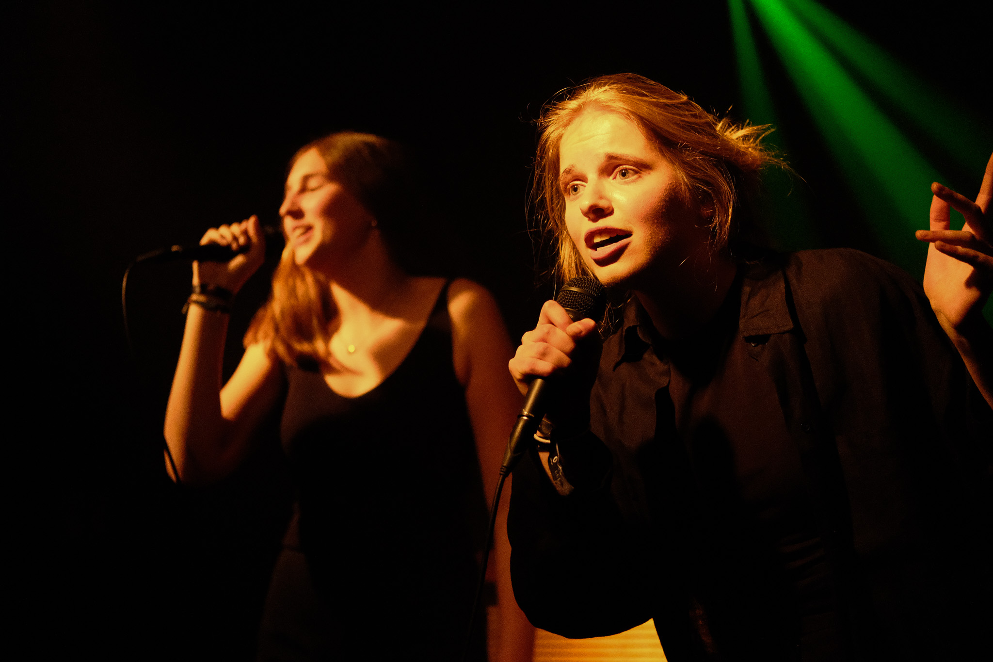 Madeline and Clarisse singing